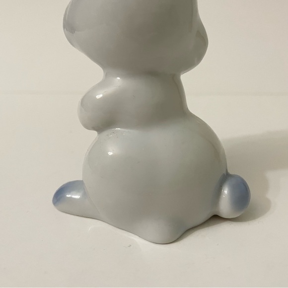 Vintage Ceramic Bunny Rabbit Figurine Japan 5” Tall - Picture 9 of 16